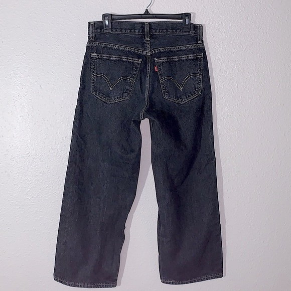 Vintage Y2K LEVI’S 569 Loose Wide-leg black Jean’s 31 relaxed fit boyfriend - Picture 11 of 13